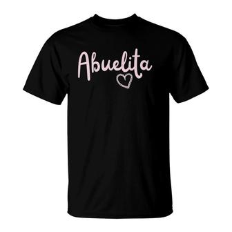 Womens Pretty Abuelita Gift For Your Latina Spanish Mexican Grandma T-Shirt | Mazezy