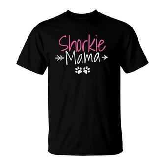 Womens Shorkie Mama T-Shirt | Mazezy DE