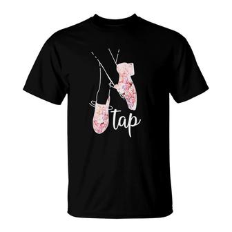 Womens Tap Dance Lover Tap Dancer Dancing Teacher T-Shirt | Mazezy