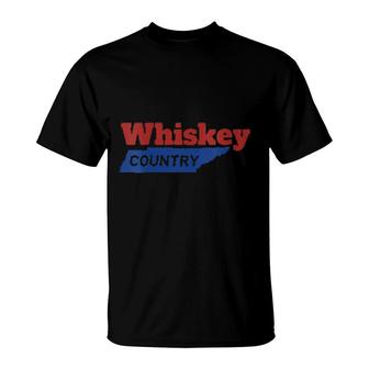 Womens Tennessee Whiskey Country Vintage Drinking T-Shirt | Mazezy UK