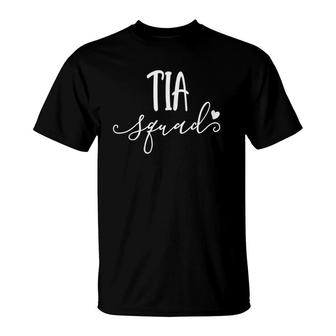 Womens Tia Squad Cute Spanish Aunt Life Mother's Day T-Shirt | Mazezy UK