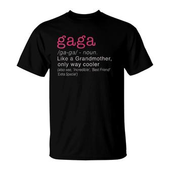 Womens Women's Gaga Grandmother Only Way Cooler V-Neck T-Shirt | Mazezy DE