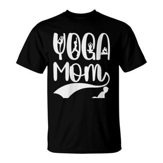 Womens Yoga Mom T-Shirt | Mazezy