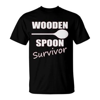 Wooden Spoon Survivor T-Shirt | Mazezy