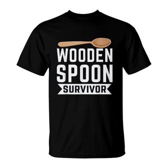 Wooden Spoon Survivor T-Shirt | Mazezy