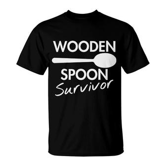 Wooden Spoon Survivor T-Shirt | Mazezy