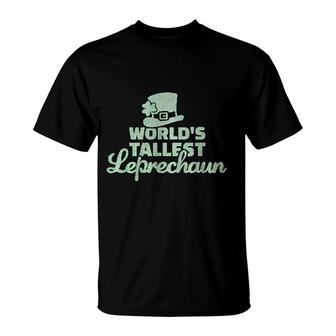 World Tallest Leprechaun St Pattrick Day T-Shirt | Mazezy