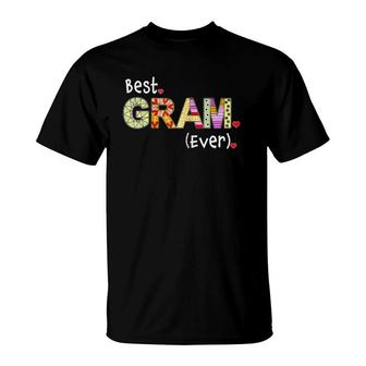World's Best Gram Ever Gift For Grandmother Grandma Grammy T-Shirt | Mazezy