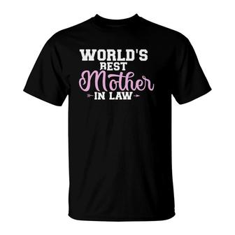 World's Best Mother-In-Law T-Shirt | Mazezy