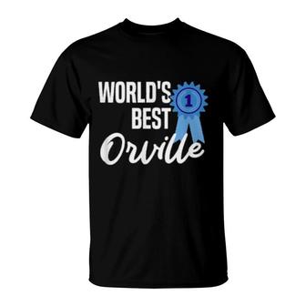 World's Best Orville Name Personalised T-Shirt | Mazezy