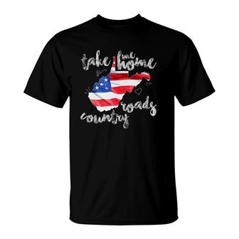 Wv Country Roads West Virginia Men Women T-Shirt | Mazezy