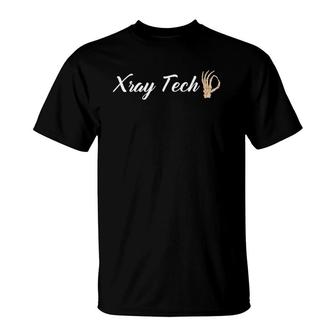 Xray Tech Radiology Life Technician Nurse Skull T-Shirt | Mazezy