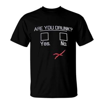 You Drunk Funny Beer Drinking T-Shirt | Mazezy