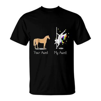 Your Aunt My Aunt Funny Unicorn For Women Auntie T-Shirt - Thegiftio