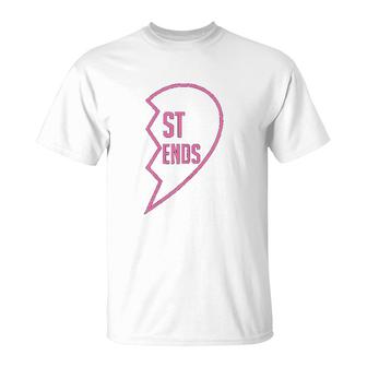 1 Heart In 2 Best Friend T-Shirt | Mazezy