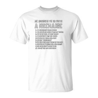 10 Reason To Be A Mechanic Engineer T-Shirt | Mazezy