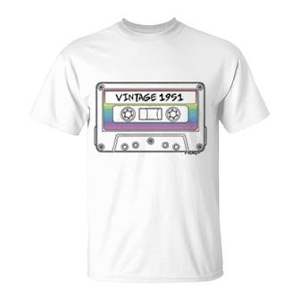1951 Retro Cassette Tape T-Shirt | Mazezy UK
