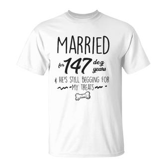 21 Year Anniversary Gift 21St Wedding Anniversary For Her T-Shirt | Mazezy