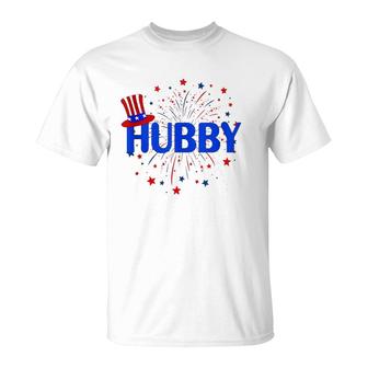 4Th July Hubby Patriotic Couple Matching Tank Top T-Shirt | Mazezy