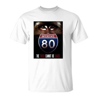 80 Interstate Biohazard Monkey The Truth Cannot Be Caged T-Shirt | Mazezy