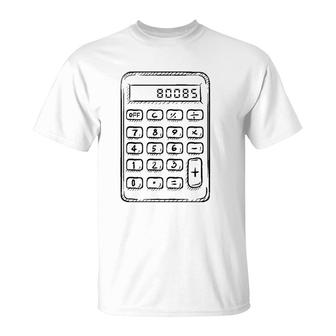 80085 Calculator Funny Retro Nostalgic T-Shirt | Mazezy