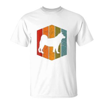 Akita Gift For Dog Lover Retro Dog Vintage Akita T-Shirt - Thegiftio
