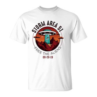 Alien Storm Area 51 - Alien Gift For Alien Lover T-Shirt | Mazezy
