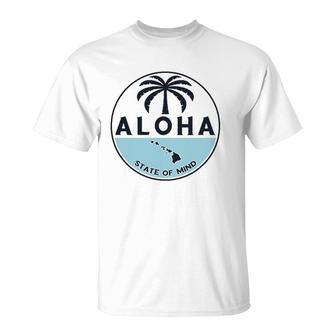 Aloha Hawaii Palm Tree Feel The Aloha Hawaiian Spirit T-Shirt | Mazezy