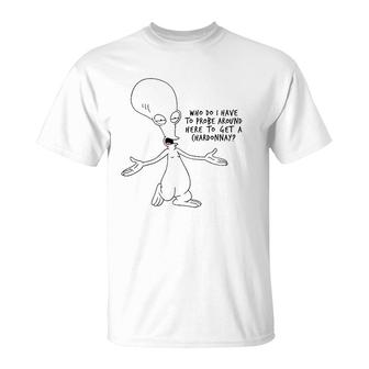American Dad Who Do I Have To Probe T-Shirt | Mazezy