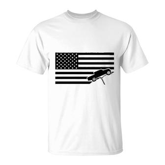 American Flag Usa Gladiator T-Shirt | Mazezy