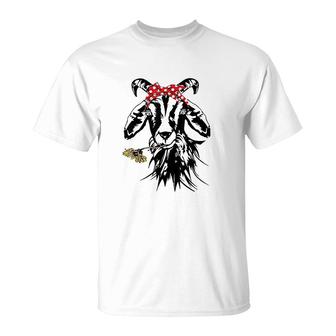 Animal Lover Funny Goat Graphics T-Shirt | Mazezy