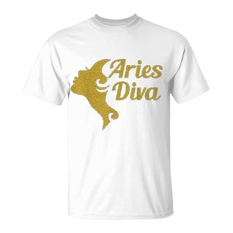 Aries Diva T-Shirt | Mazezy UK