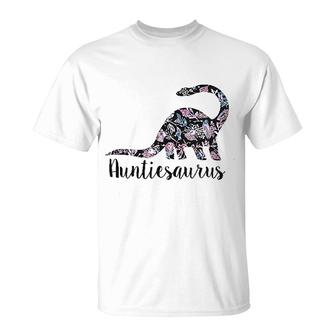 Auntiesaurus Funny T-Shirt | Mazezy