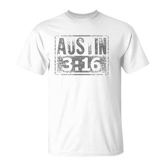 Austin 3 16 Classic American Distressed Vintage T-Shirt | Mazezy