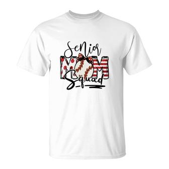 Baseball Mom Senior Mom Squad Sport Mom T-shirt - Thegiftio