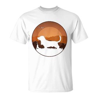 Basset Hound Gift Idea T-Shirt | Mazezy