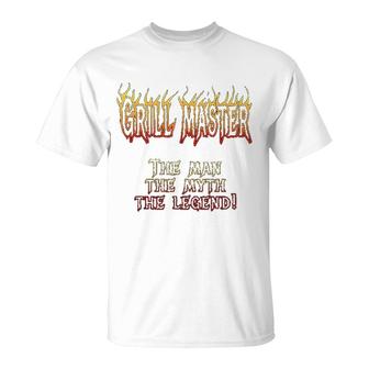 Bbq Grill Masters Meat Barbecue Chef T-Shirt | Mazezy