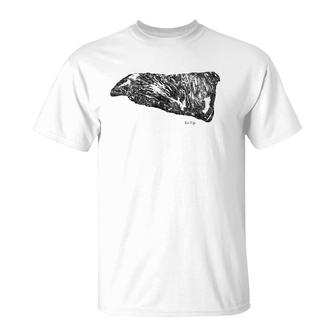 Bbq Tri Tip Illustrated Grilling Gift T-Shirt | Mazezy