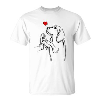 Beagle Love Cute Dog Mom Funny Girls Gift T-Shirt | Mazezy