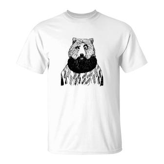 Beards Bear Classic T-Shirt | Mazezy