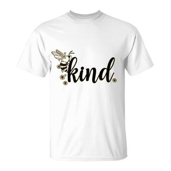 Bee Kind Cute Summer Gift T-Shirt | Mazezy