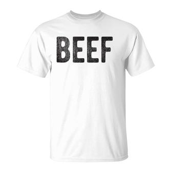 Beef Gift For Men Bbq Meat Lovers T-Shirt | Mazezy