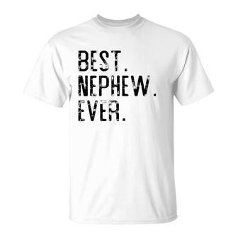 Best Nephew Ever Father’S Day Gift For Nephew Uncle Auntie T-Shirt | Mazezy