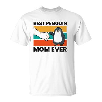 Best Penguin Mom Ever Penguin Mom T-Shirt | Mazezy