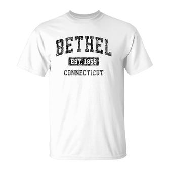 Bethel Connecticut Ct Vintage Design Black Design T-Shirt | Mazezy AU
