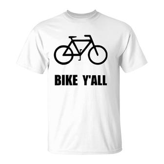 Bike Y’All Funny Mountain Bike T-Shirt | Mazezy