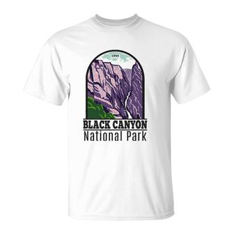 Black Canyon Of The Gunnison National Park Vintage T-Shirt | Mazezy