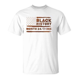 Black History Month 247365 African American Black Pride T-Shirt | Mazezy