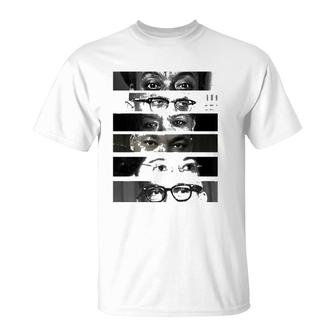 Black History Month Civil Rights Activists Eyes T-Shirt | Mazezy UK