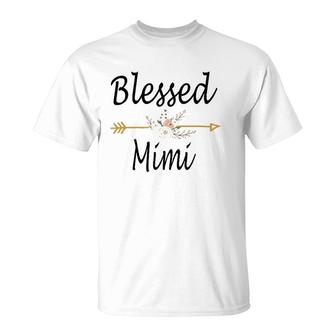 Blessed Mimi Mothers Day Gifts Cute T-Shirt | Mazezy AU